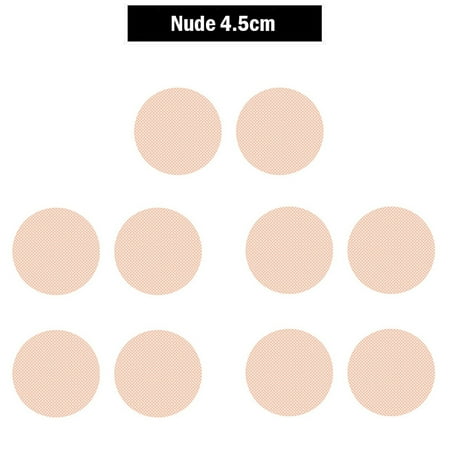 

ZIOKOK 10PCS Men Nipple Cover Invisible Breast Lift Bra Running Protect Nipples Sticker