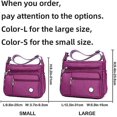 thumbnail image 4 of Bolso de hombro para mujer, bolso espacioso con múltiples bolsillos, bolso cruzado para mujer, bolso de moda con asa superior, 4 of 5