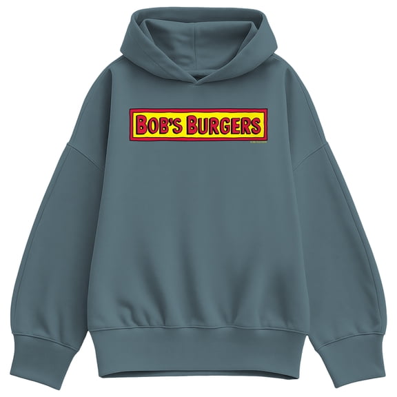 Bob's Burgers - Logo - Women's Oversized Fleece Hoodie Sweatshirt