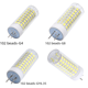 thumbnail image 2 of Bombilla G9 E14 LED de cerámica, luz tipo maíz, luz G4, 102 cuentas, 10 W, atenuación, blanco frío, 2 of 4