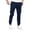 Navy*, variant on RUTAYY Men's Pants Sports Solid Color with Pocket Slim Fit Daily Wear Classic Trendy Trousers