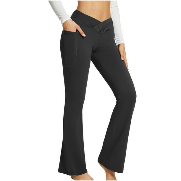 Pantalones de yoga transpirables, cómodos y versátiles, de color sólido, informales, de cintura alta, ajustados, para yoga y fitness para mujer