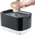 thumbnail image 4 of Dispensador de jabón para platos, Dispensadores de jabón para lavavajillas - Dispensador de jabón para fregadero de cocina Artefacto de limpieza para jabón líquido (Negro) ER, 4 of 5