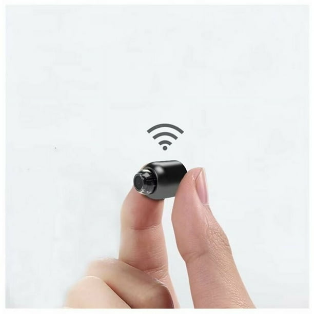 Cámara oculta con conexión wifi inalámbrica, mini cámara wifi gran angular de 140° de 1920 x 1080p, cámara espía de seguridad para el hogar, cámara para niñera con detección de movimiento,