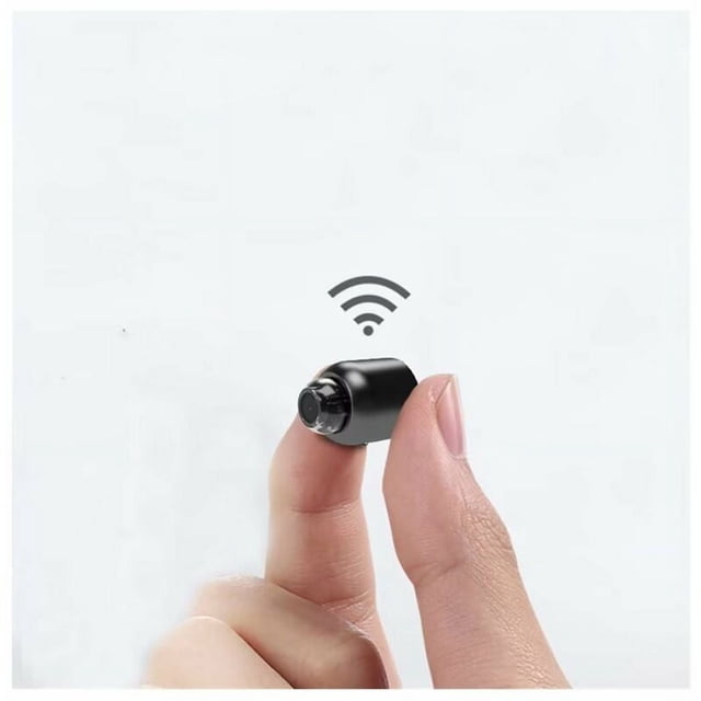 Cámara oculta con conexión wifi inalámbrica, mini cámara wifi gran angular de 140° de 1920 x 1080p, cámara espía de seguridad para el hogar, cámara para niñera con detección de movimiento,