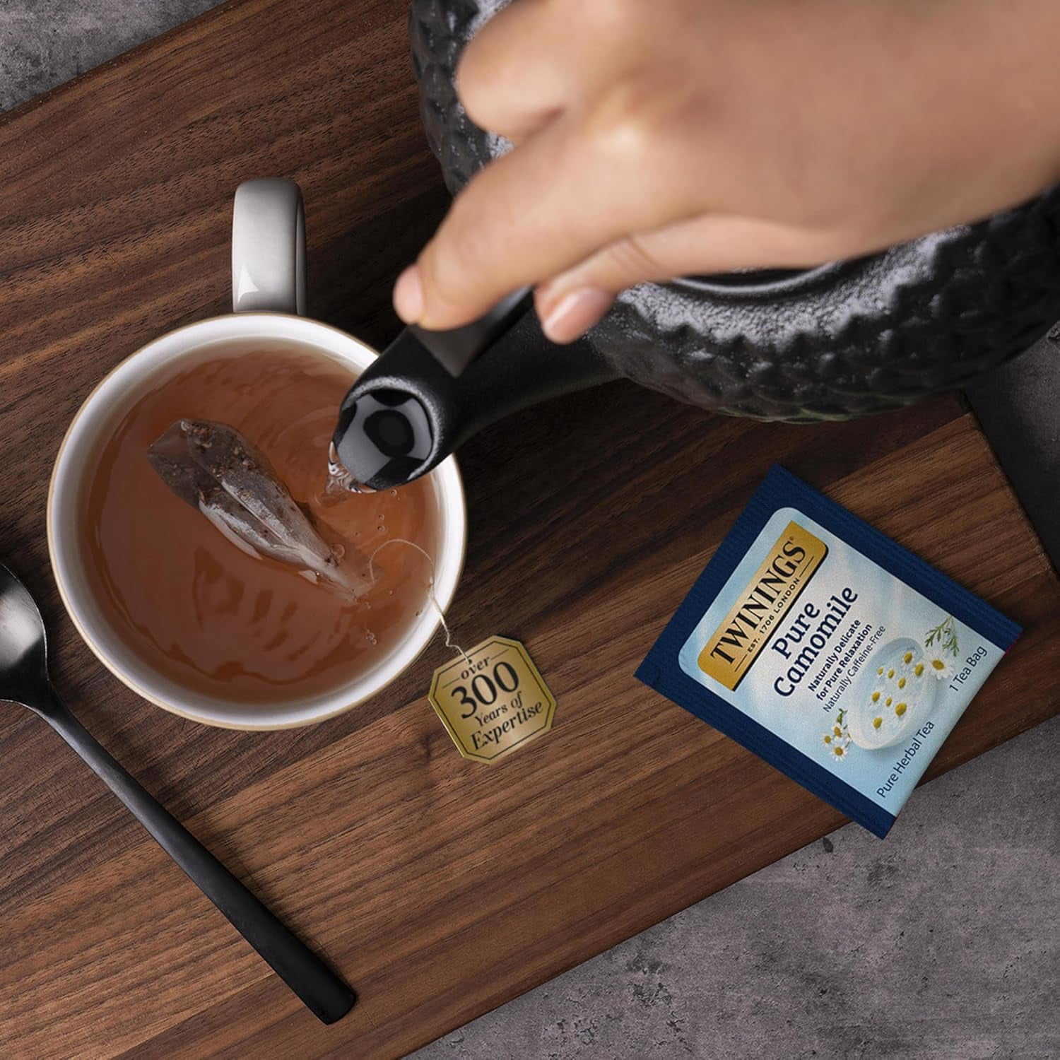 Twinings Tea Bag Sampler Variety with Brown Wooden Organizer Tea Chest (36 Tea Bags) 6 Different Popular Flavors, Gift for Tea Lovers: Women, Men, Mom, Dad, Family, Friends, Couples