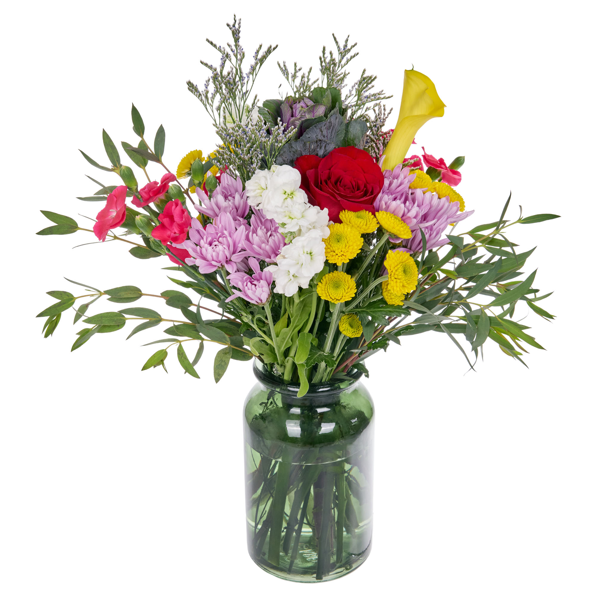 Mixed Flower Bouquet Extra Large with Vase
