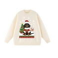 thumbnail image 6 of Byworldtasic Christmas Sweater Funny Knit Sweater for Women, Long Sleeve Crewneck Loose Casual Pullover Sweater, 6 of 6