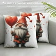 thumbnail image 3 of WERPE  Valentines Day Pillow Covers, Valentines Decorations Indoor Pillow Covers Red Buffalo Plaid Gnomes, Valentine Day Decor Throw Pillow Covers for Couch Sofa Living Room Outdoor, 3 of 5