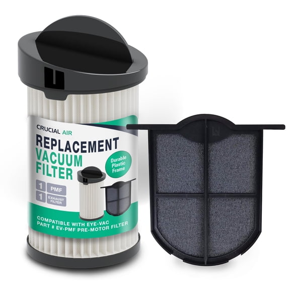 Filtre de Remplacement pour Aspirateur - Compatible avec la Pièce Eye-Vac et le Filtre d'Échappement EV-EF et la Pièce # EV-PMF Filtre Pré-Moteur & ACIR;?? Compatible avec les Unités Professionnelles Eye-Vac