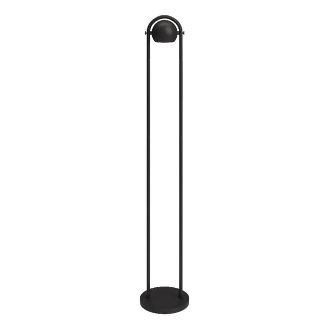 Henn&Hart Lampadaire 11" en Métal Moderne Finition Bronze Noirci