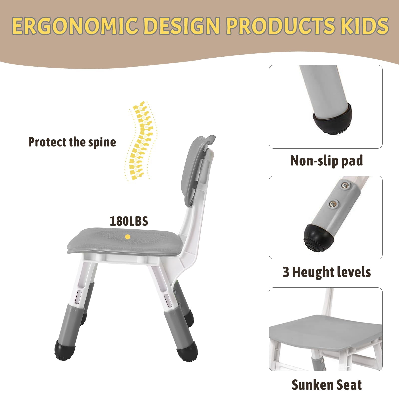 Huisuilinss Kids Table And Chair Set,Table And 6 Chair Set,Height Adjustable Desk With 6 Seats,Arts & Crafts Table With Graffiti Desktop,Non-Slip Leg,Children Activity Table For Daycare Home,Ages 2-10
