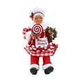 thumbnail image 3 of HILABEE Christmas Chef Ms Claus Figurine Chef Statue Centerpiece Collectible Xmas Gift Christmas Decoration for Home Fireplace Party A, 3 of 8