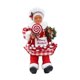 thumbnail image 3 of Figura de chef navideño de MS Claus, regalo de Navidad, adorno navideño, centro de mesa, estatua de chef Estilo A, 3 of 9