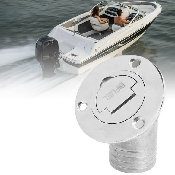 Boat Gas , Stainless Steel Fuel Filler Neck Boat Accessories with Keyless for Marine Yacht