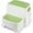 Green, variant on 2 Step Stool for Kids, Toddler Step Stool for Bathroom, Kitchen, Bedroom, Living Room, Non-Slip Toddlers Toilet Potty Stool with Handles Baby Child Kid Plastic Poop Stools(Green)