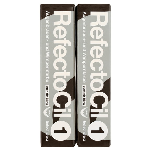 2 Pack of - Refectocil Cream Hair Dye (#1 Black Pure)