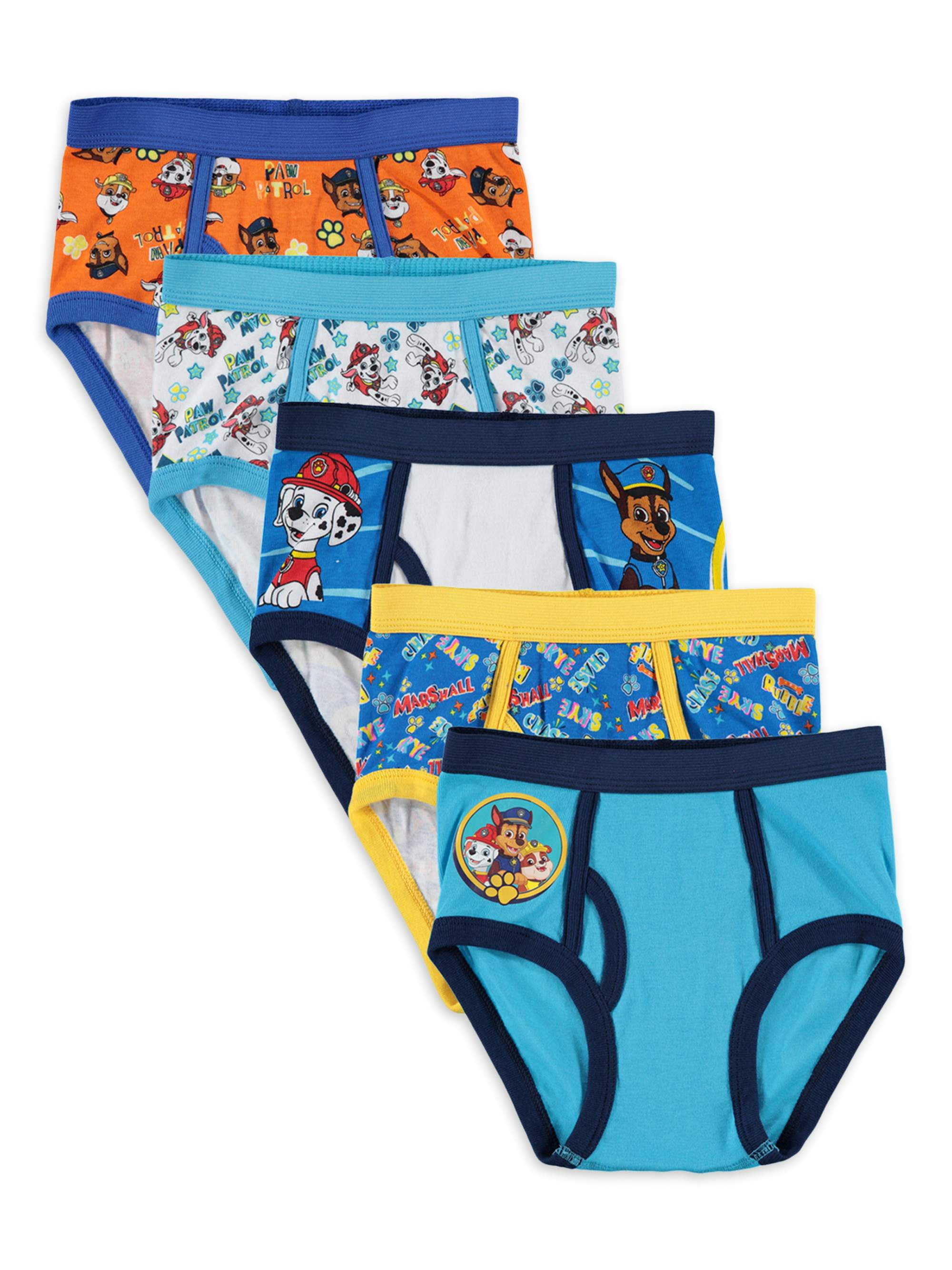 Kids Boys Paw Patrol 2 Pack Character Vest Tops Cotton Underwear Ages 18M-5Y 