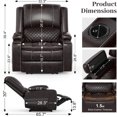 LOBERFVE Recliner Chairs for Adults, Oversize Manual Reclining Chair