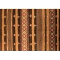thumbnail image 1 of Ahgly Company Indoor Rectangle Solid Orange Modern Area Rugs, 2' x 5', 1 of 4