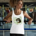 thumbnail image 4 of Velociraptor Jungle Women's Tank Top Dinosaur Hunter Jurassic Period Raptor Reptile Dino Tropical Paleontology, 4 of 7