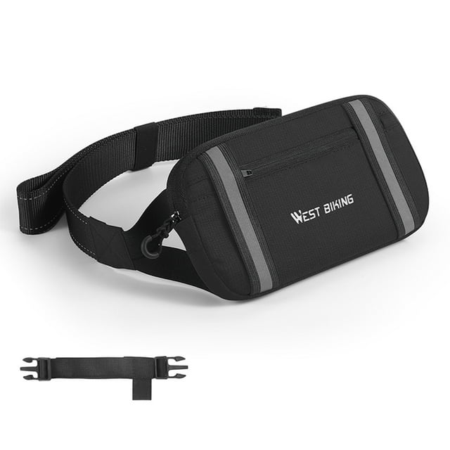 WEST BIKING Lightweight Active Waist Pack for Running, Cycling, and Outdoor Adventures - Secure Fit, Multi-Functional Design, Available in Black, Purple, Blue, Dark Green, and Orange