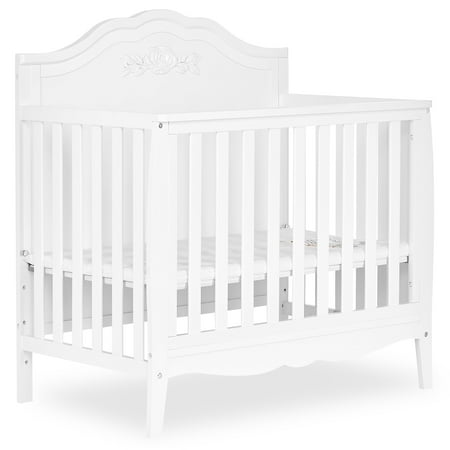 UPC: 0810063664541 | Dream On Me Jasmine 4-in-1 Convertible Mini Crib New Zealand Pinewood White