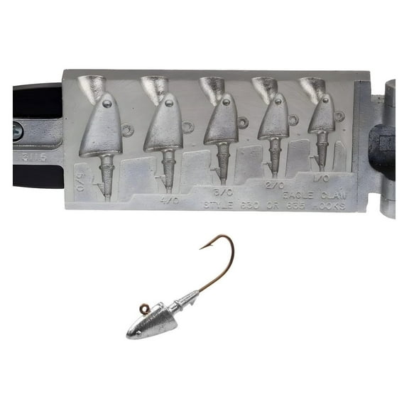 Do It Mold Shad Head Jig Sz: 1/4, 3/8, 1/2, 3/4, 1 oz Hook: 630 or 635 Collar: Ring & Barb