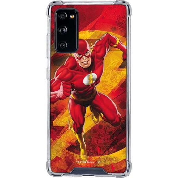 Skinit DC Comics Ripped Flash Galaxy S20 FE Clear Case