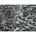 thumbnail image 4 of Ambesonne Baroque Quilted Bedspread Set 3 Pcs, Vintage Lace Style, Queen Size, Black and White, 4 of 5
