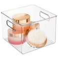 thumbnail image 5 of iDesign Recycled Plastic Pantry and Kitchen Storage, Freezer and Fridge Organizer Bin with Easy Grip Handles  8 x 8 x 6, Clear, 5 of 6