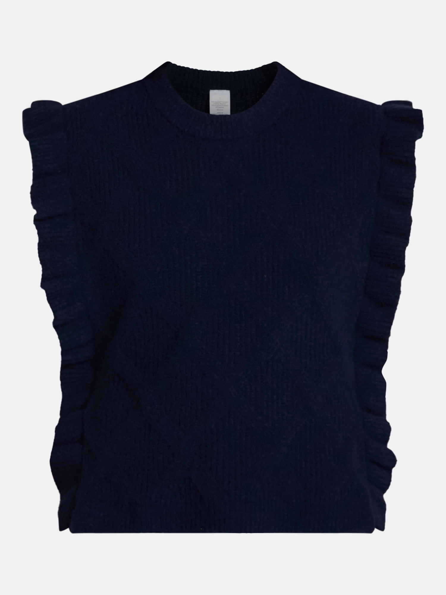 Scenario Women's Ruffle Sweater Vest, Sizes S-XXXL