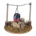 thumbnail image 1 of Casa de muñecas, estufa colgante para jardín, modelo Mini escena de jardín al aire libre, accesorios para casa de DIY para muñecas, Mini estufa colgante, 1 of 14
