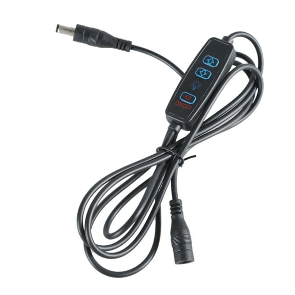 5.5mmx2.1mm Speed Control Cable DC5521 Cord with Switches Support 240W Charging