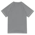 thumbnail image 6 of FORMRS Boys Rash Guard Short Sleeves Swim Shirt Quick Dry UPF 50+ Sun Protection, Sizes 3-12T, Gray Halloween Dancing, 6 of 6