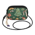 thumbnail image 2 of FORMRS Mini Crossbody Bag for Women Adjustable Rope Shoulder Casual Phone Purse, Brown Christmas Gingerbread, 2 of 7