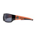 thumbnail image 3 of Choppers Mens Wrap Around Biker Sport Sunglasses Black Orange - Black, 3 of 4