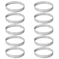 thumbnail image 4 of YFind 10PCs 5/6/7/8cm Perforated cake rings with hole stainless steel cake below,7cm, 4 of 4
