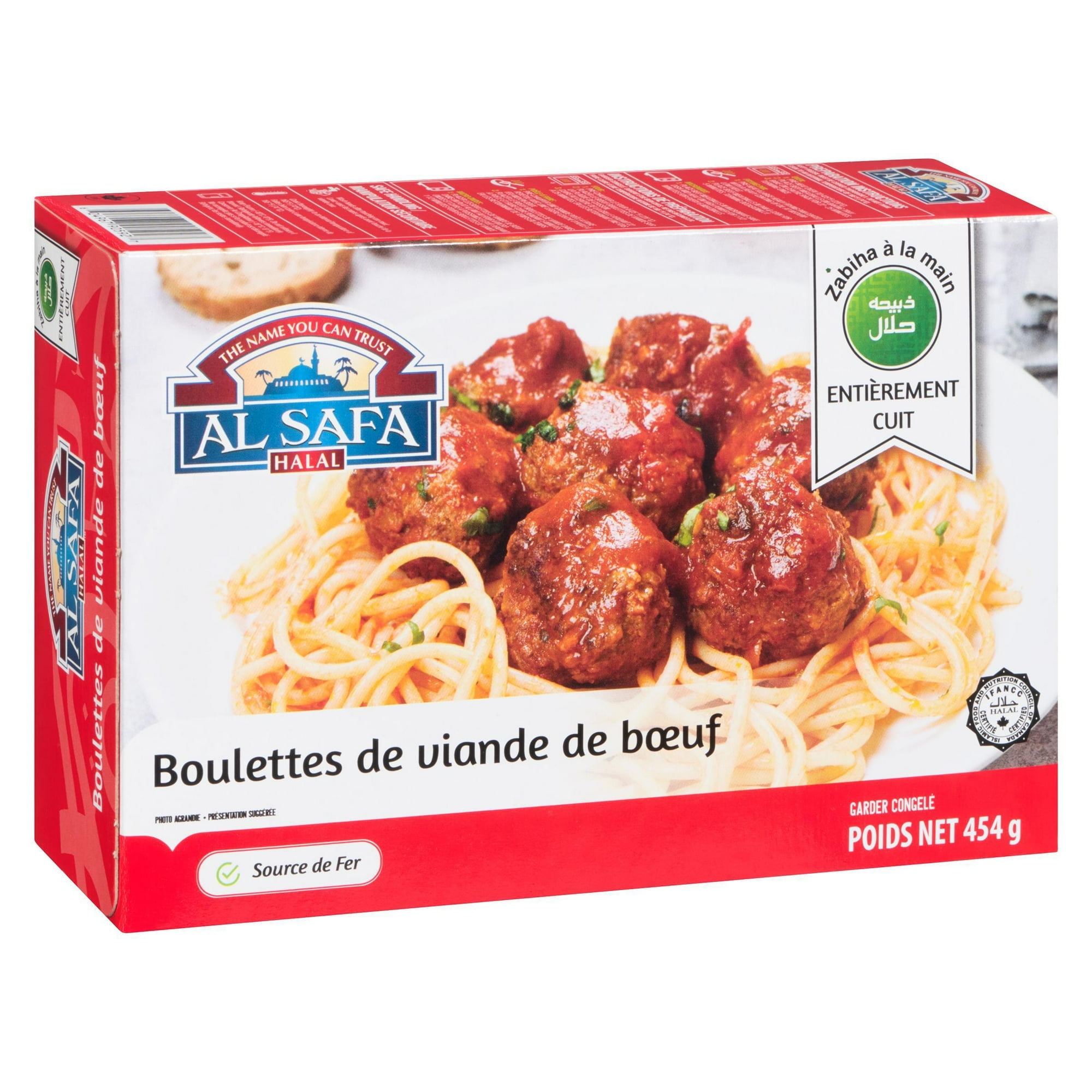 Al Safa Halal Fully Cooked Beef Meatballs