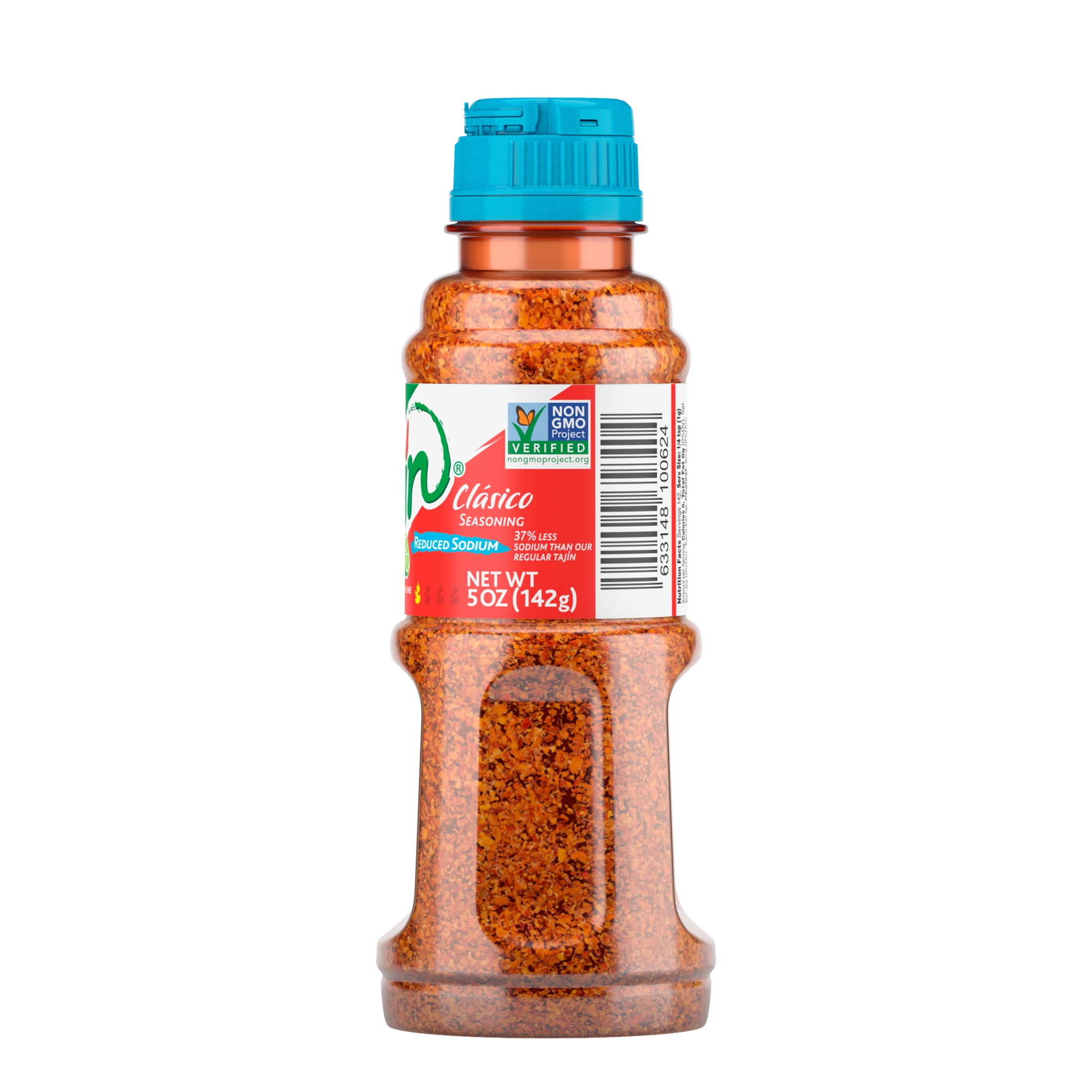 Tajín® Clásico Reduced Sodium Seasoning, Mexican Chili Lime Seasoning, 5 oz