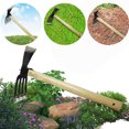 thumbnail image 3 of VONKY Carbon Steel Convenient Long Handle Garden Hoe Tool For Effortless Planting And Weeding, 3 of 6