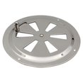 thumbnail image 2 of LLC Stainless Steel Round Adjustable Ventilation Grille for Air Intake & Exhaust, 2 of 5