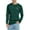 L-Green Navy, variant on Men's Casual Cotton Striped Crewneck Long-Sleeve T-Shirt Basic Pullover Tee Shirt, L Green Navy