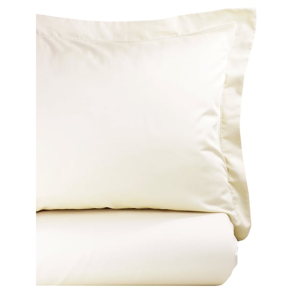 Hemstitch Cotton Duvet Set by Melange Home