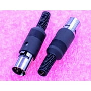 7-pin Male DIN connector, 270 Deg Pin pattern, Push-on Plastic Cover