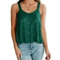 thumbnail image 3 of Bling Bling Women's Sleeveless Sequin Tank Top Camisole Summer Sexy  Vest Tank Tops, 3 of 5