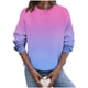 thumbnail image 2 of Xuyuer Women's Valentines Day Tops Casual Crewneck Funny Graphic Long Sleeve Shirts Cute Loose Fit Lightweight Dressy Sweatshirt, 2 of 5
