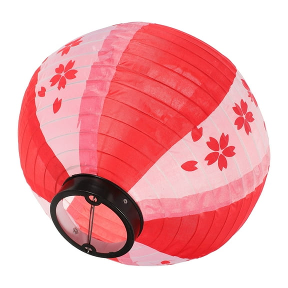 MLINS Japanese Lantern Lampshades for Ceiling Lights LED Paper Decoration Red
