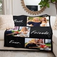 thumbnail image 6 of Personalized Gifts for Mom Dad, Custom Throw Blankets with Photos, Customized Gifts for Women Men Family Friend Girlfriend on Birthday Christmas Mothers Fathers Day Valentines Day, 6 of 6