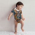 thumbnail image 3 of Kdxio Coffee-Drinking Skull Pattern Unisex Baby Cotton Short Sleeve Bodysuits-18 Months, 3 of 5